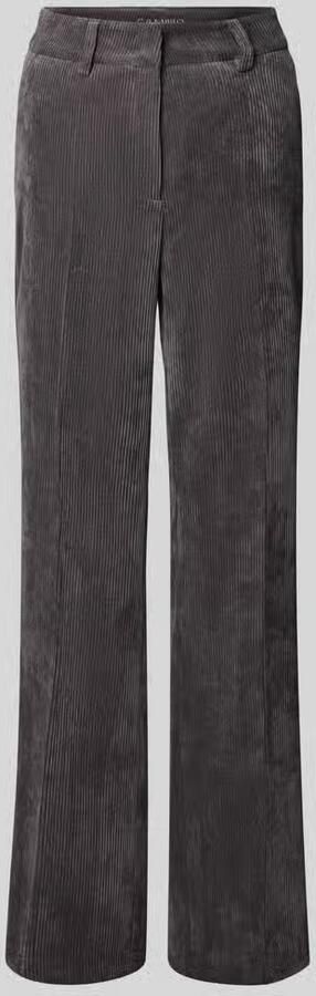 CAMBIO Regular fit corduroy broek met aangezette zakken model 'AMELIE'