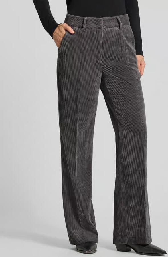 CAMBIO Regular fit corduroy broek met aangezette zakken model 'AMELIE' - Foto 2