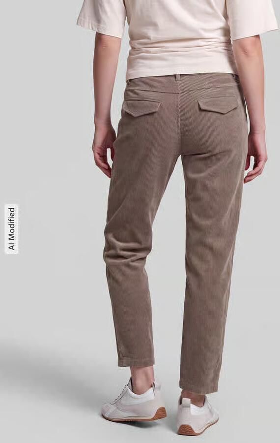 CAMBIO Regular fit corduroy broek met bandplooi model 'ORTENSIA' - Foto 2