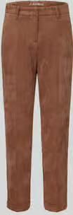 CAMBIO Regular fit corduroy broek met gefixeerde omslag aan de pijpen model 'KRYSTAL'