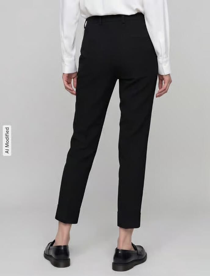 CAMBIO Regular fit smalle broek met viscose-katoen-aandeel model 'KRYSTAL' - Foto 2