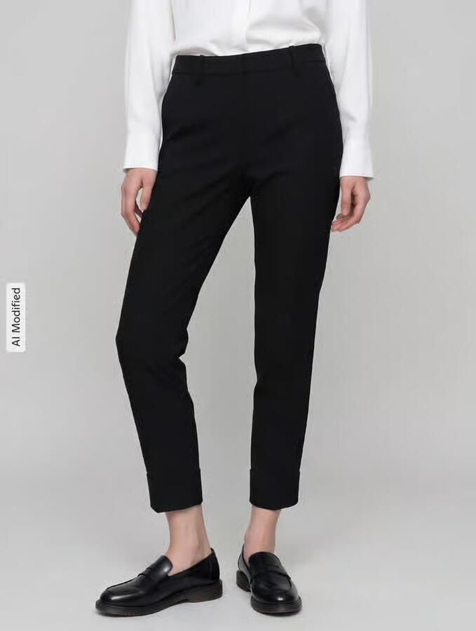 CAMBIO Regular fit smalle broek met viscose-katoen-aandeel model 'KRYSTAL' - Foto 3