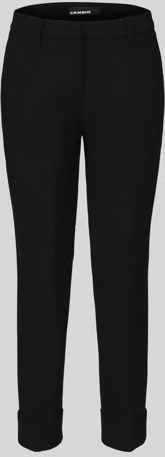 CAMBIO Regular fit smalle broek met viscose-katoen-aandeel model 'KRYSTAL' - Foto 3