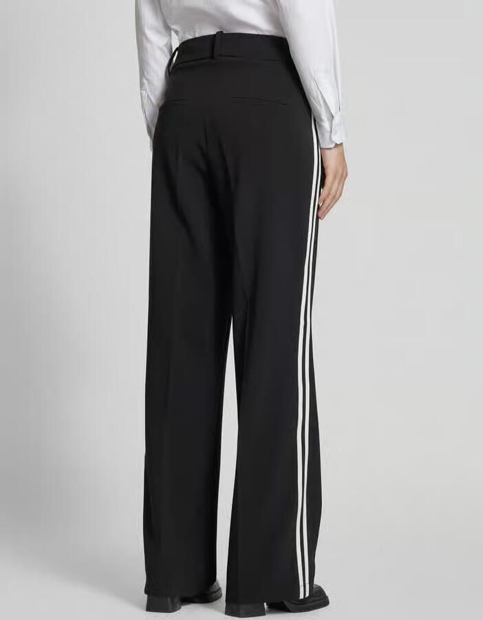 CAMBIO Regular fit stoffen broek met persplooien model 'AMELIE GALLON'