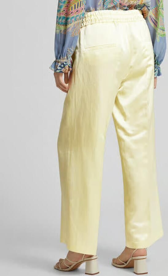 CAMBIO Regular fit stoffen broek met persplooien model 'CLARA'