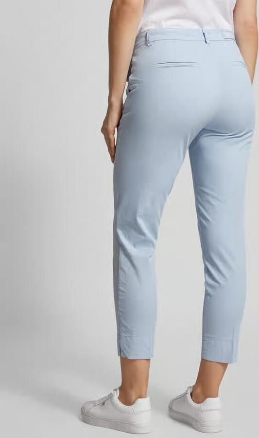 CAMBIO Regular fit stoffen broek met strookzak model 'Stella'