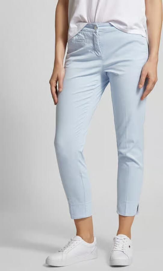 CAMBIO Regular fit stoffen broek met strookzak model 'Stella' - Foto 2