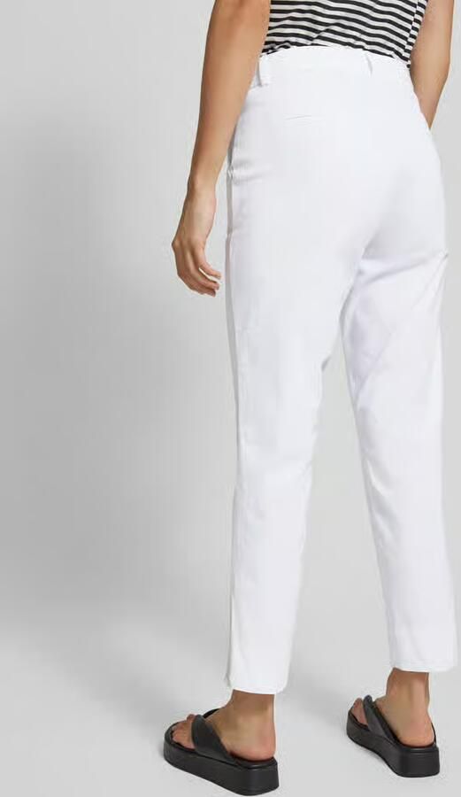 CAMBIO Regular fit stoffen broek met strookzak model 'Stella'
