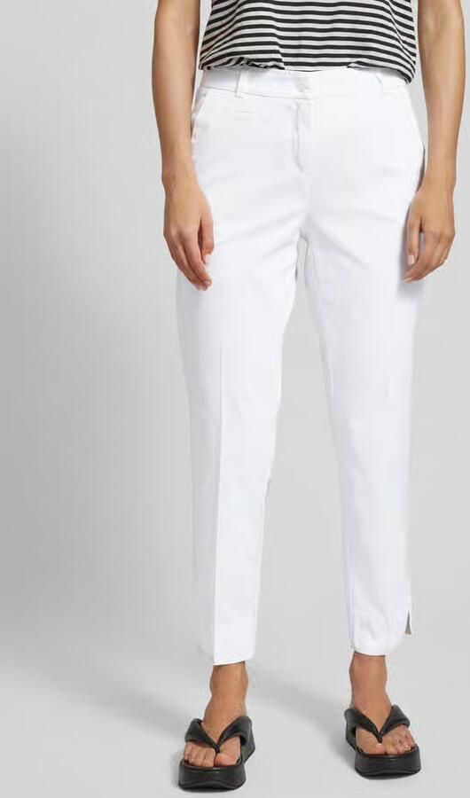 CAMBIO Regular fit stoffen broek met strookzak model 'Stella' - Foto 2