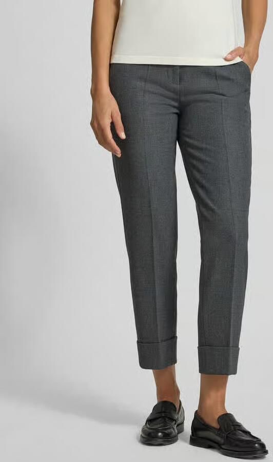 CAMBIO Regular fit stoffen broek met verkorte pasvorm model 'KRYSTAL' - Foto 2
