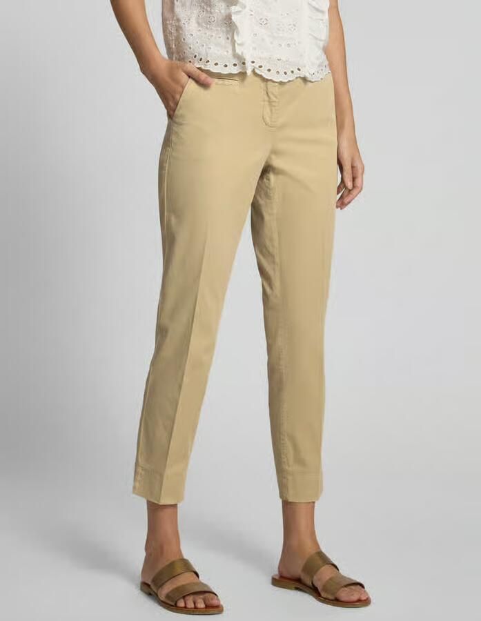 CAMBIO Skinny fit stoffen broek met persplooien model 'STELLA' - Foto 2