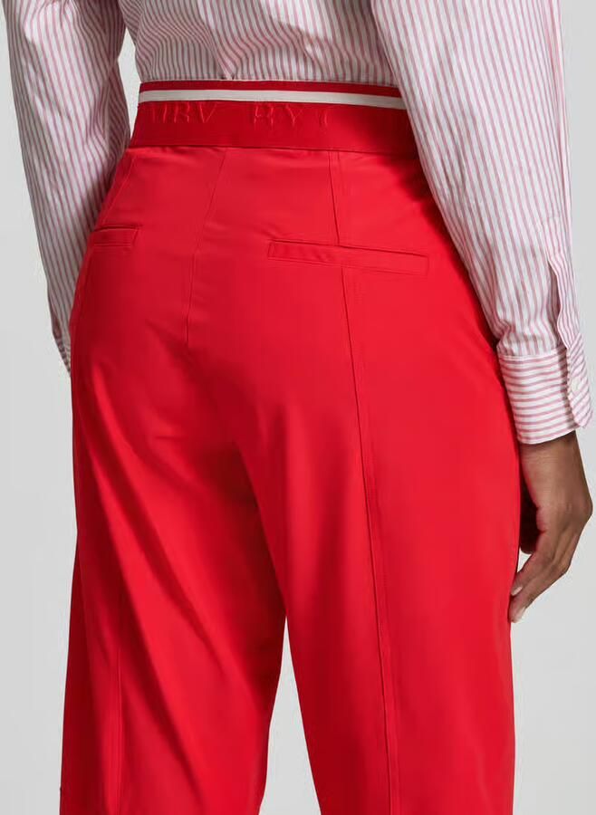 CAMBIO slim fit broek met elastische label-tailleband model 'EDEN'