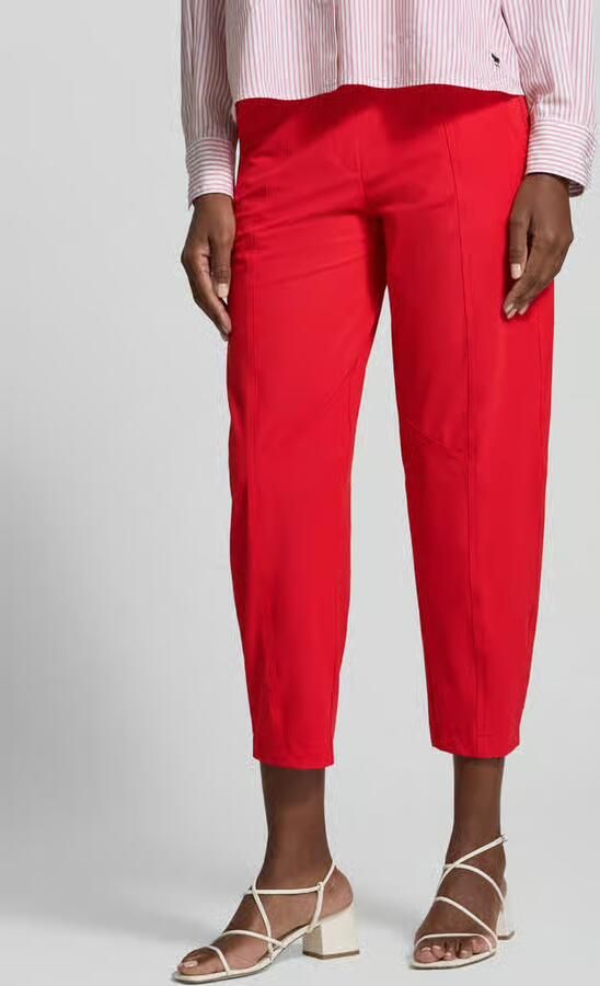 CAMBIO slim fit broek met elastische label-tailleband model 'EDEN' - Foto 3