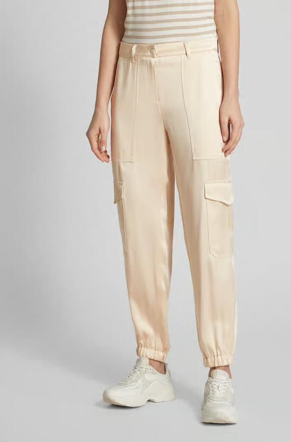 CAMBIO Slim fit cargobroek met siernaden model 'KARO' - Foto 3