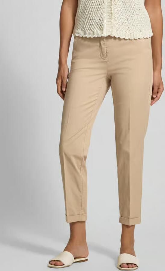 CAMBIO slim fit chino van katoenmix model 'KARINA' - Foto 2