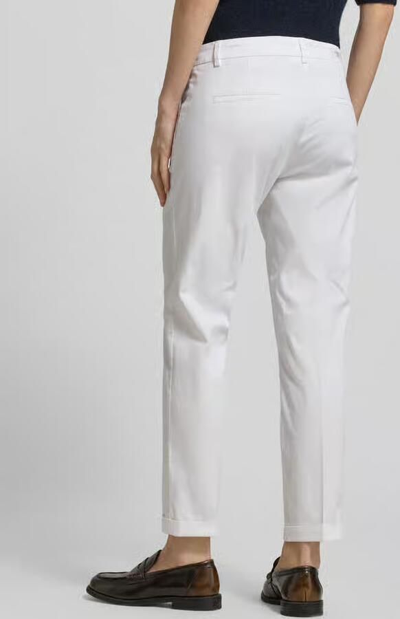 CAMBIO Regular fit stoffen broek met verkort model 'FARAH' - Foto 3