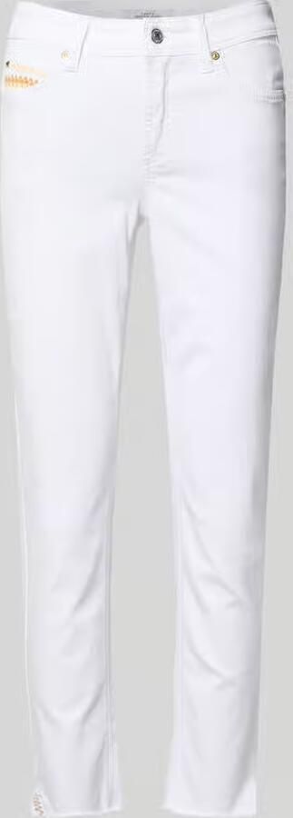 CAMBIO slim fit jeans met rafelzoom model 'PIPER SHORT' - Foto 2