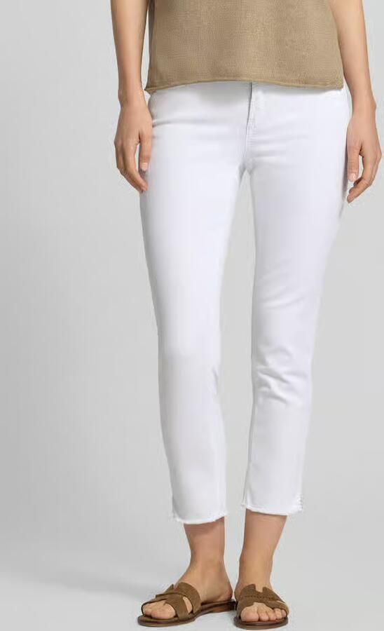 CAMBIO slim fit jeans met rafelzoom model 'PIPER SHORT' - Foto 2