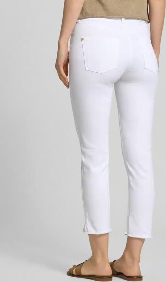 CAMBIO slim fit jeans met rafelzoom model 'PIPER SHORT' - Foto 3
