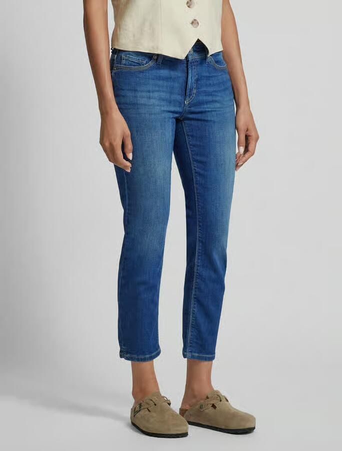 CAMBIO Slim fit jeans met stretch model 'PIPER SHORT' - Foto 3