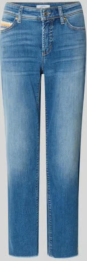 CAMBIO slim fit jeans van katoenmix in verkorte pasvorm - Foto 2
