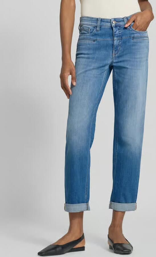 CAMBIO Slim Fit jeans van katoenmix model 'PEARLIE' - Foto 2