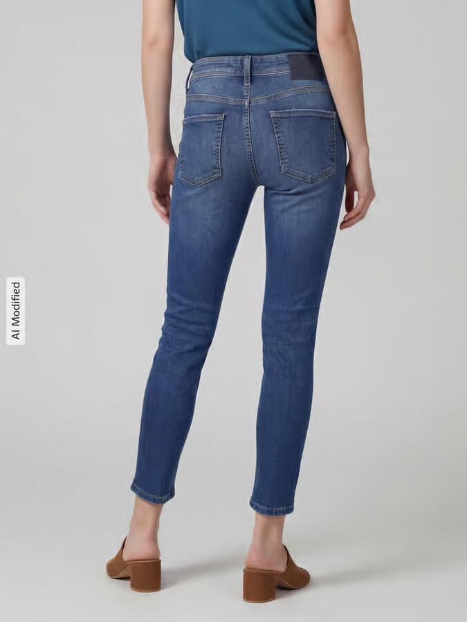 CAMBIO Slim fit jeans van katoenmix model 'PIPER' - Foto 2