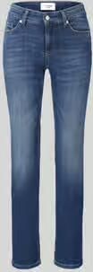 CAMBIO slim fit jeans van katoenmix model 'PIPER LONG'
