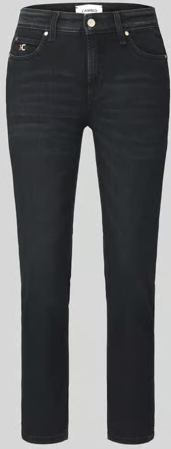 CAMBIO Slim fit jeans van katoenmix model 'PIPER SHORT' - Foto 2