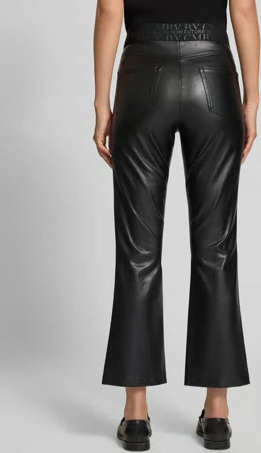 CAMBIO Slim fit kunstleren broek in glad leer look model 'FELICE' - Foto 3