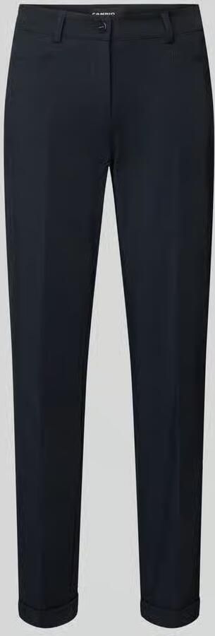 CAMBIO Slim fit stoffen broek met persplooien model 'KATHREEN' - Foto 2