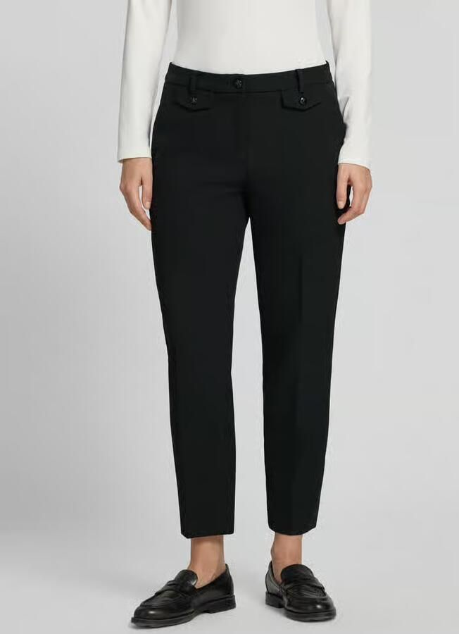 CAMBIO Smalle broek met viscose-katoen-aandeel model 'KRYSTAL' - Foto 3