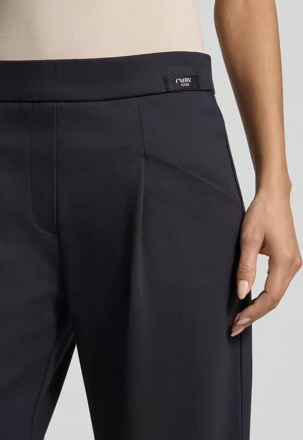 CAMBIO Stoffen broek in verkorte pasvorm model 'ORCHID'