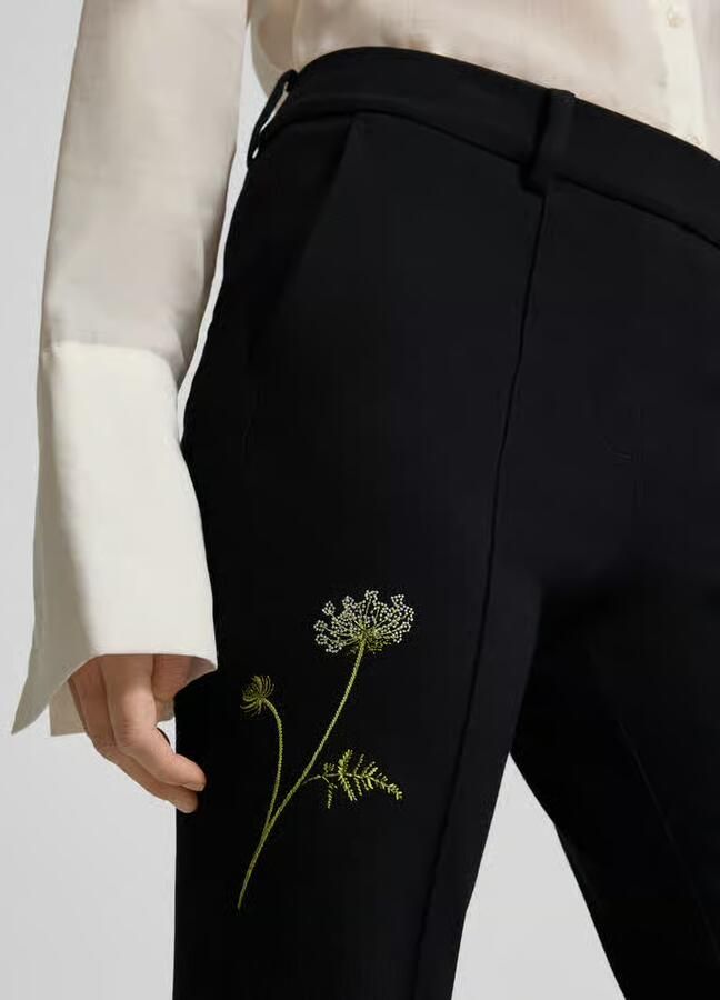 CAMBIO Stoffen broek met Franse steekzakken model 'FRANCOISE'