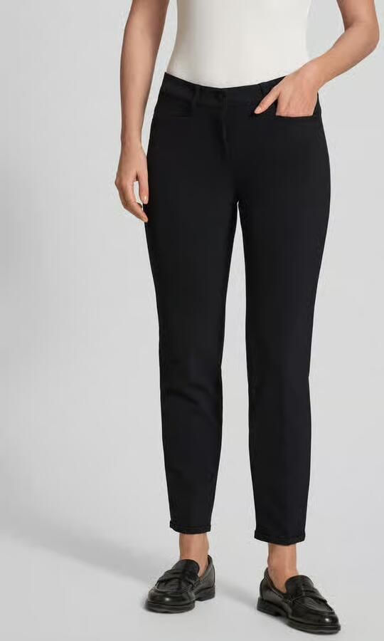 CAMBIO Stoffen broek met vaste omslag model 'RENIRA' Model 'RENIRA' - Foto 2