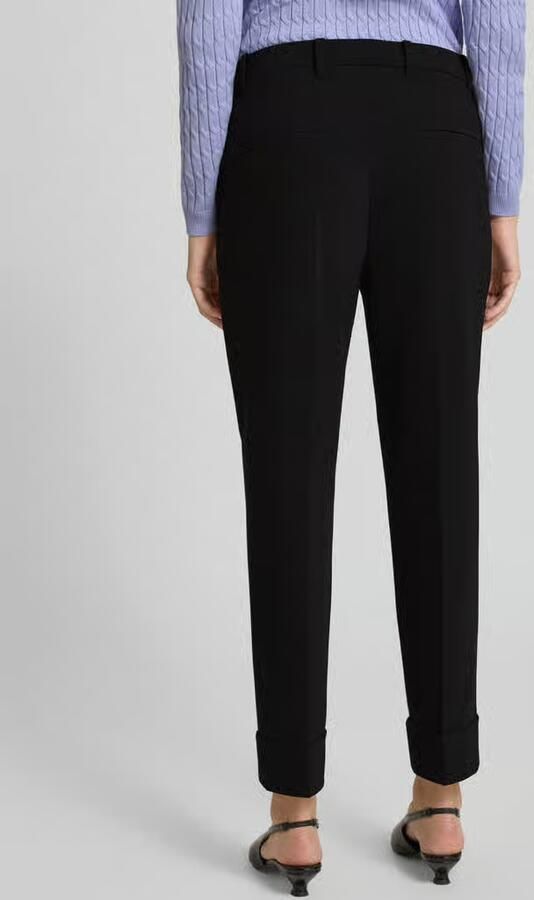 CAMBIO Stoffen broek met vaste pijpboorden model 'KRYSTAL'
