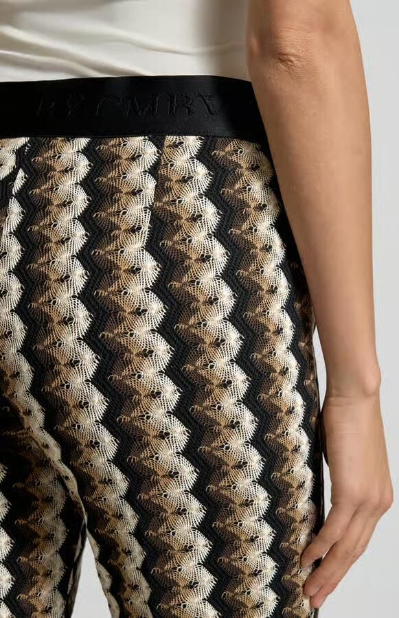 CAMBIO Stoffen broek met verkorte pasvorm model 'FAITH'