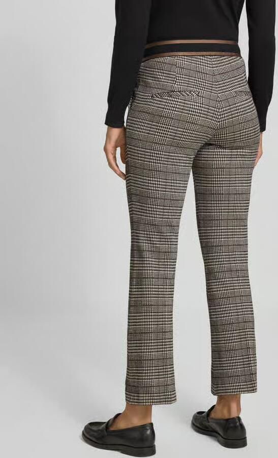 CAMBIO Stoffen broek met verkorte pasvorm model 'FRANCOISE'