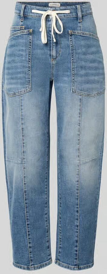 CAMBIO Straight fit jeans met opgestikte zakken model 'Ocean'