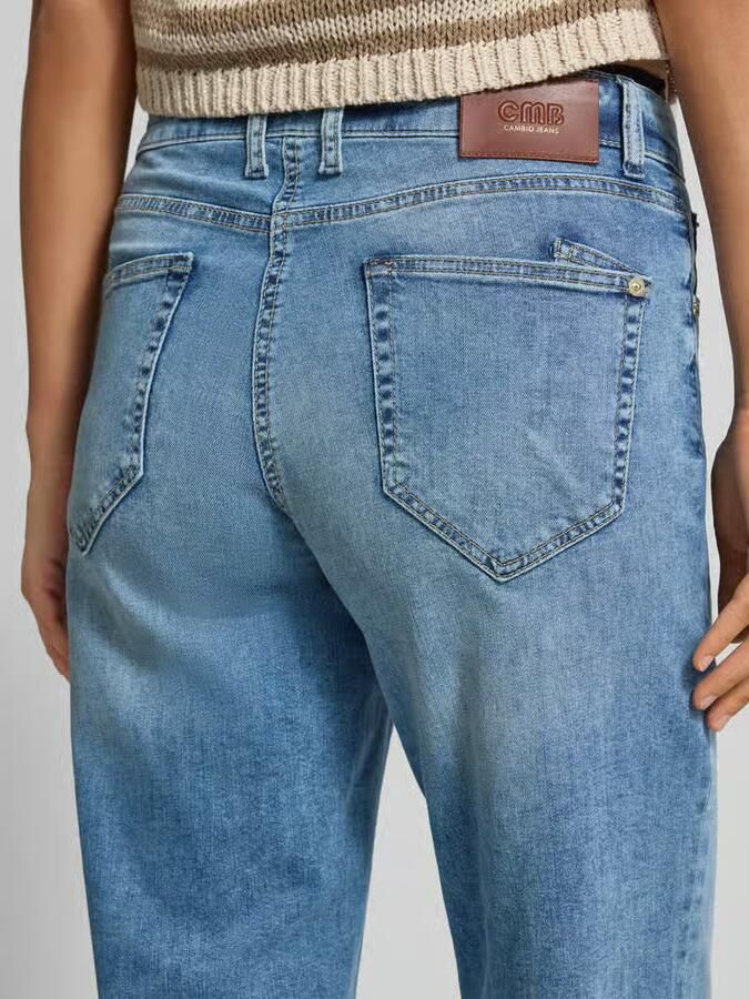 CAMBIO straight fit jeans van katoenmix model 'GAIA'