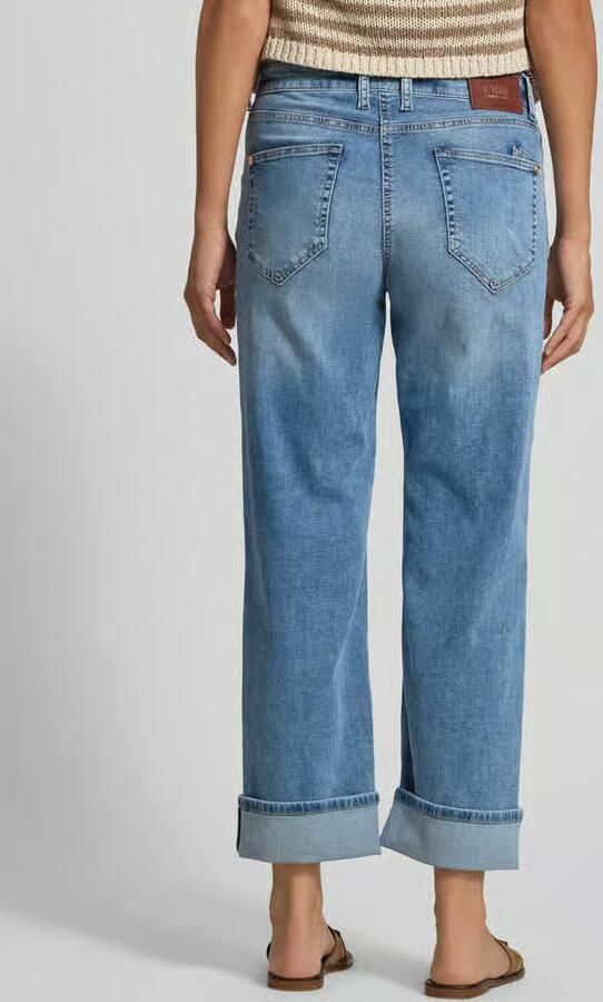 CAMBIO straight fit jeans van katoenmix model 'GAIA'