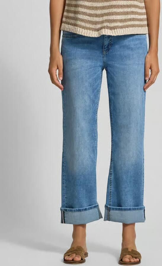 CAMBIO straight fit jeans van katoenmix model 'GAIA' - Foto 3