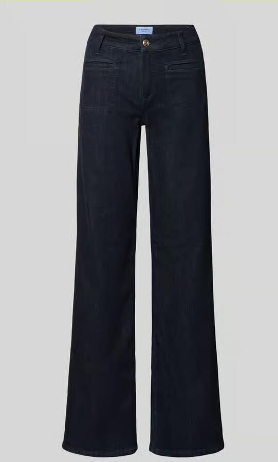 CAMBIO straight fit jeans van katoenmix model 'TESS' - Foto 4