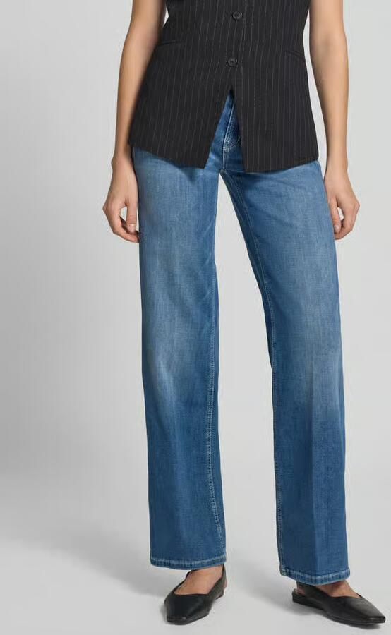 CAMBIO straight fit jeans van katoenmix model 'TESS' - Foto 2