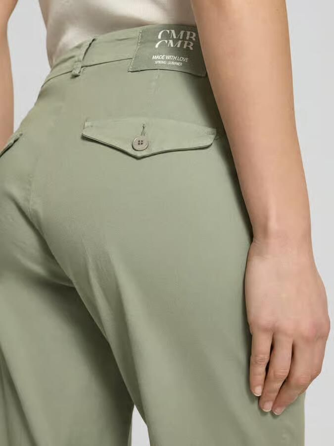 CAMBIO Straight fit stoffen broek met persplooien Model 'Karina' - Foto 2