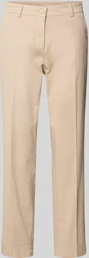 CAMBIO Straight fit stoffen broek met persplooien Model 'Karina' - Foto 2