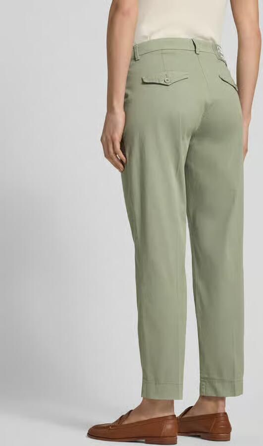 CAMBIO Straight fit stoffen broek met persplooien Model 'Karina' - Foto 3
