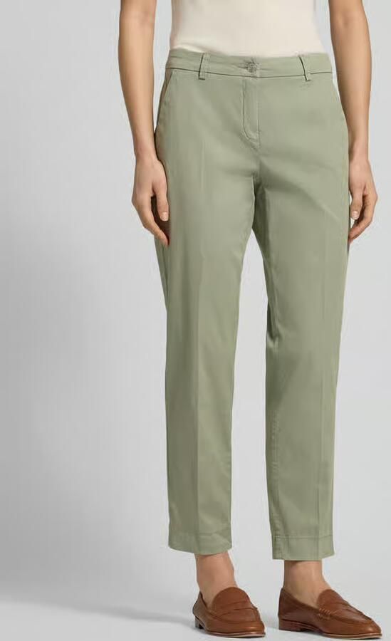 CAMBIO Straight fit stoffen broek met persplooien Model 'Karina' - Foto 2
