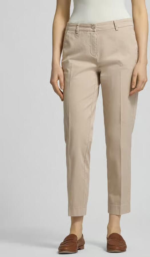 CAMBIO Straight fit stoffen broek met persplooien Model 'Karina' - Foto 3