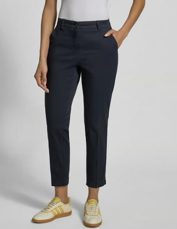 CAMBIO Straight fit stoffen broek met persplooien Model 'Karina' - Foto 2